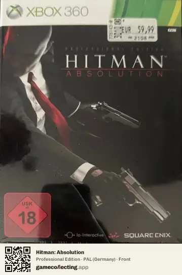 Hitman: Absolution Xbox 360, Germany box front