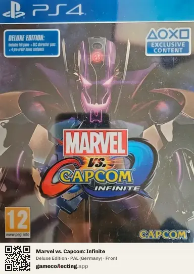 Marvel vs. Capcom: Infinite PlayStation 4, Germany box front