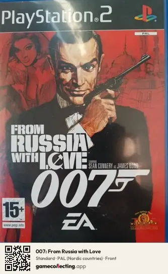 007: From Russia with Love PlayStation 2, Nordic countries box front