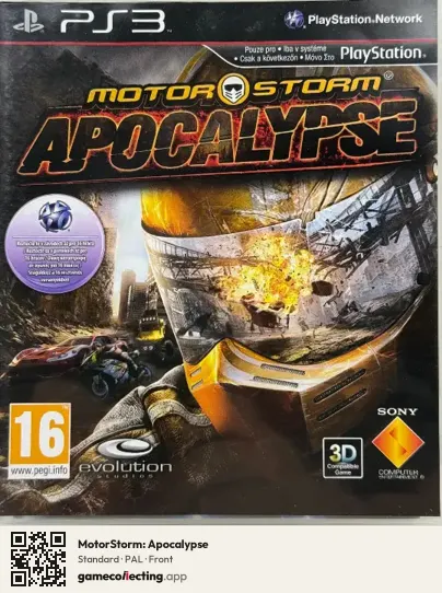 MotorStorm: Apocalypse PlayStation 3, PAL box front