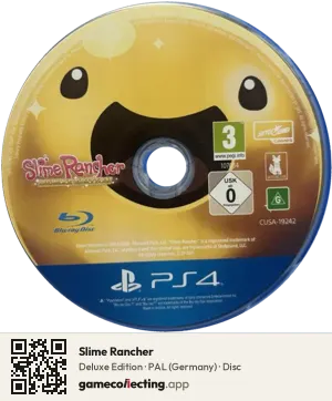 Slime Rancher PlayStation 4, PAL disc