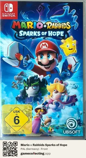 Mario + Rabbids Sparks of Hope Nintendo Switch, Germany box front