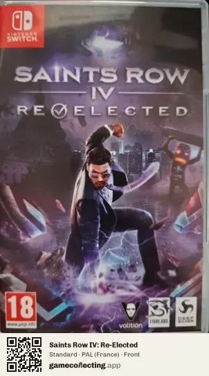 Saints Row IV: Re-Elected Nintendo Switch, France box front