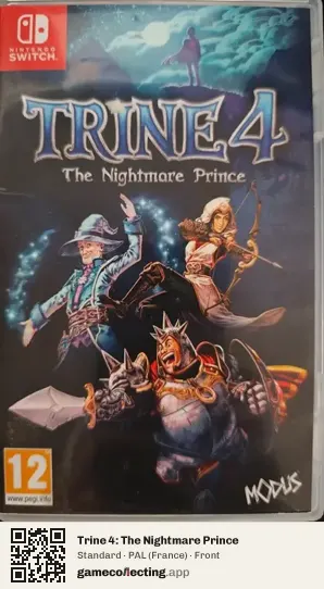 Trine 4: The Nightmare Prince Nintendo Switch, France box front