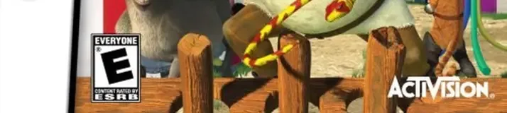 Shrek's Carnival Craze: Party Games, the ESRB box on its front