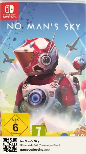 No Man's Sky Nintendo Switch, Germany box front