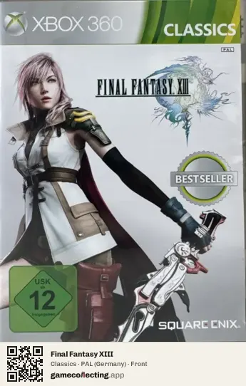 Final Fantasy XIII Xbox 360, Germany box front