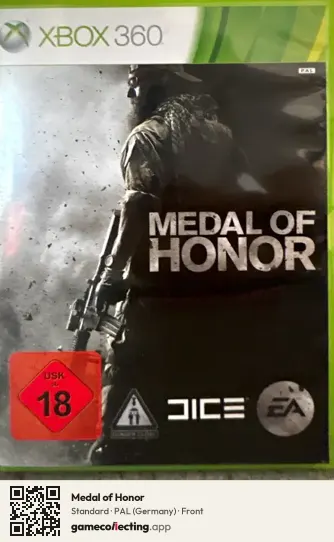 Medal of Honor Xbox 360, Germany box front