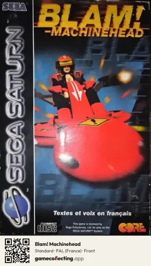 Blam! Machinehead Sega Saturn, France box front