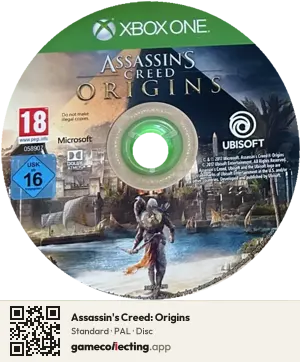 Assassin's Creed: Origins Xbox One, PAL disc