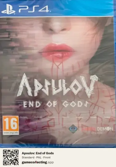 Apsulov: End of Gods PlayStation 4, PAL box front