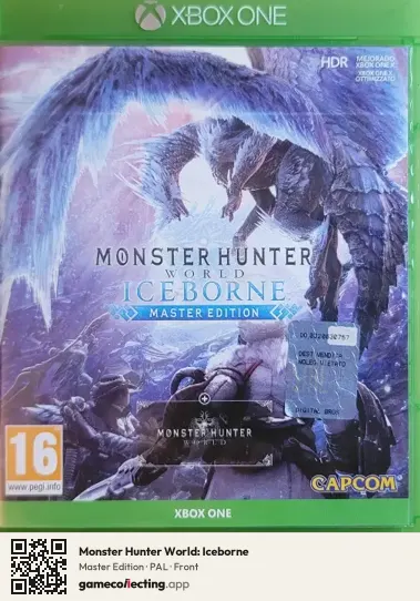 Monster Hunter World: Iceborne Xbox One, PAL box front
