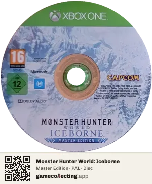 Monster Hunter World: Iceborne Xbox One, PAL disc