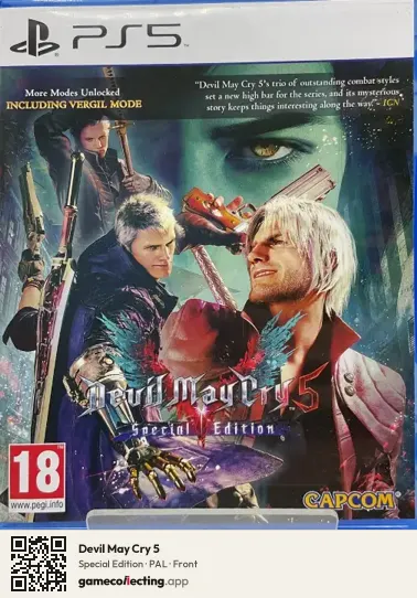 Devil May Cry 5 PlayStation 5, PAL box front