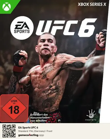EA Sports UFC 6 Xbox Series X, Germany box front