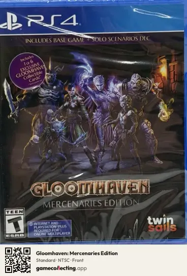 Gloomhaven: Mercenaries Edition PlayStation 4, NTSC box front
