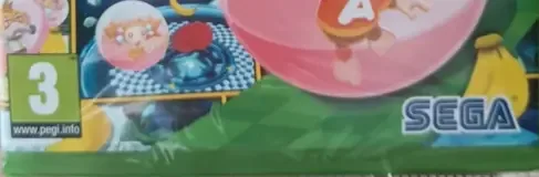 Super Monkey Ball Banana Mania, the PEGI square on its front