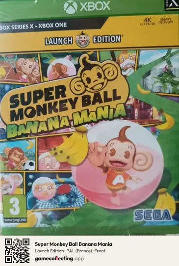 Super Monkey Ball Banana Mania Xbox Series X, France box front