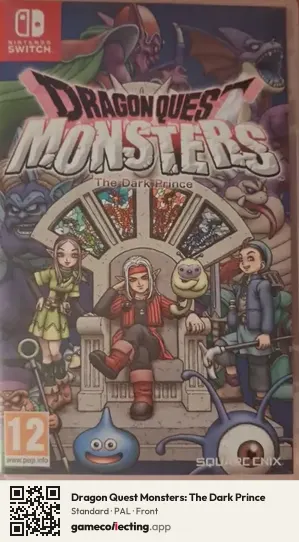 Dragon Quest Monsters: The Dark Prince Nintendo Switch, PAL box front