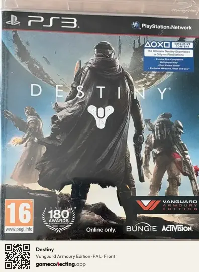 Destiny PlayStation 3, PAL box front