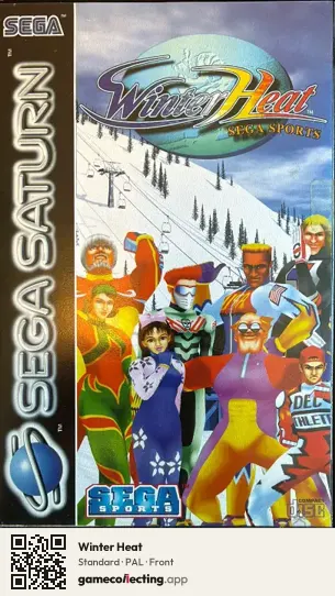 Winter Heat Sega Saturn, PAL box front
