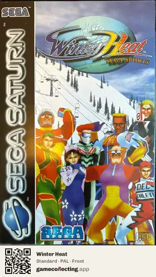 Winter Heat Sega Saturn, PAL box front