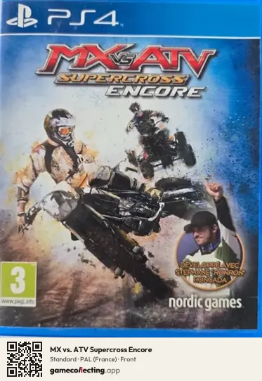 MX vs. ATV Supercross Encore PlayStation 4, France box front