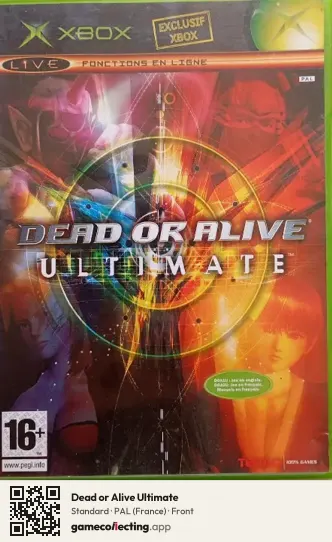 Dead or Alive Ultimate Xbox, France box front