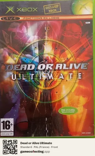 Dead or Alive Ultimate Xbox, France box front