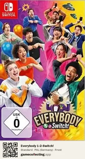 Everybody 1-2-Switch! Nintendo Switch, Germany box front