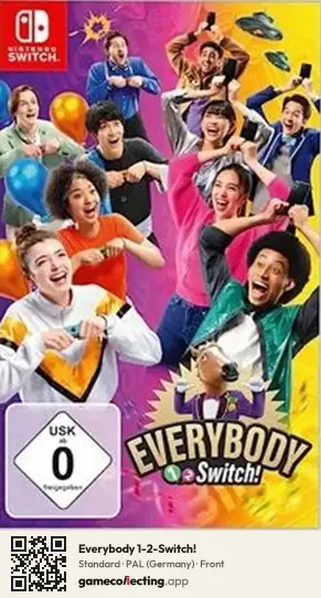 Everybody 1-2-Switch! Nintendo Switch, Germany box front
