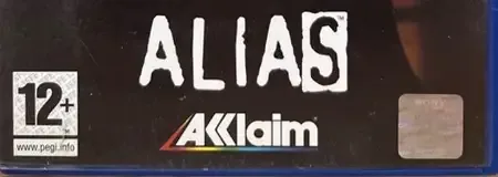 Alias, the PEGI square on its front