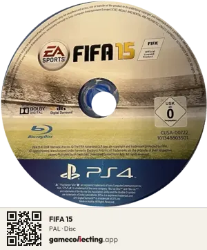 FIFA 15 PlayStation 4, PAL disc