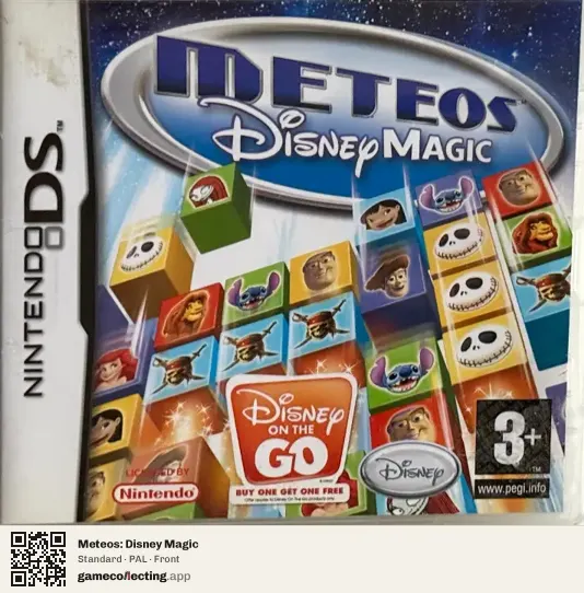 Meteos: Disney Magic Nintendo DS, PAL box front