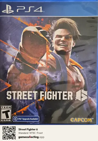 Street Fighter 6 PlayStation 4, NTSC box front