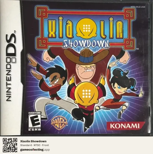 Xiaolin Showdown Nintendo DS, NTSC box front