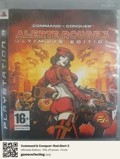 Command & Conquer: Red Alert 3 PlayStation 3, France box front
