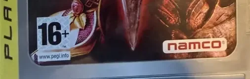 Soulcalibur IV, the PEGI square on its front