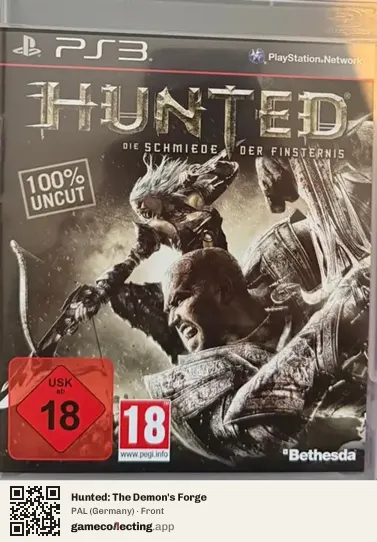 Hunted: The Demon's Forge PlayStation 3, Germany box front