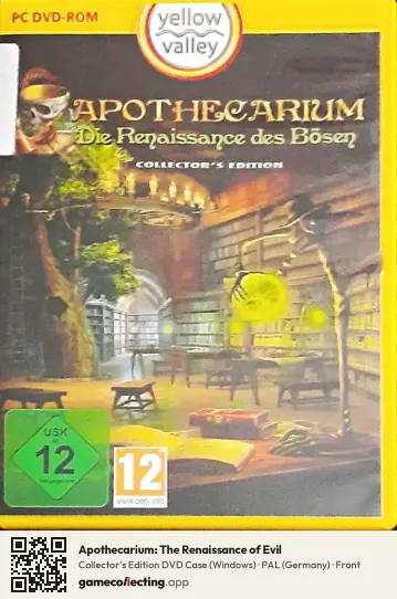 Apothecarium: The Renaissance of Evil Computer, Germany box front