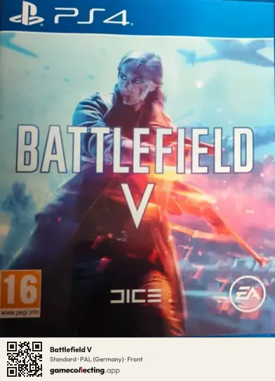 Battlefield V PlayStation 4, Germany box front