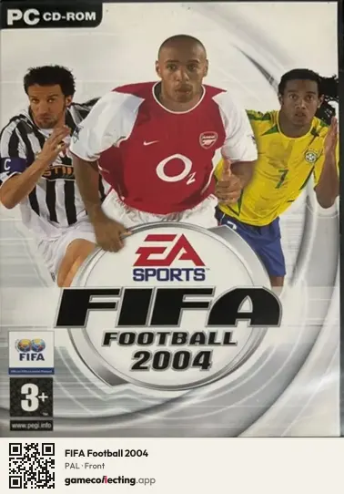 FIFA Football 2004 Computer, PAL box front