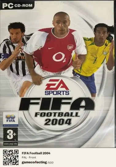 FIFA Football 2004 Computer, PAL box front