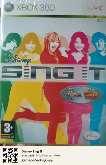 Disney Sing It Xbox 360, France box front
