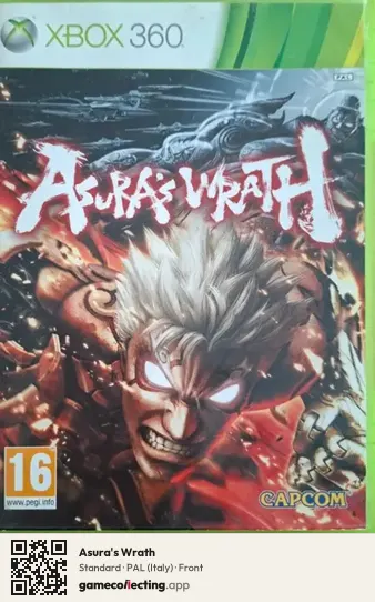 Asura's Wrath Xbox 360, Italy box front