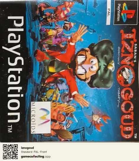 Iznogoud PlayStation, PAL box front