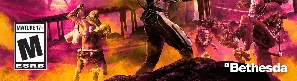 Rage 2, the ESRB box on its front
