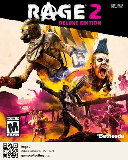 Rage 2 Xbox One, NTSC box front