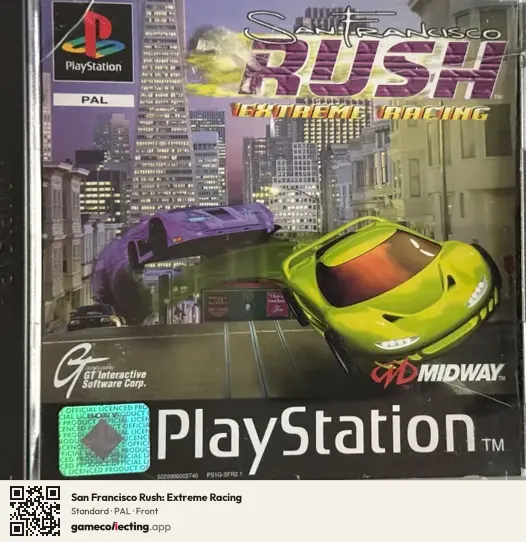 San Francisco Rush: Extreme Racing PlayStation, PAL box front