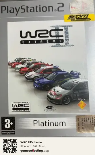 WRC II Extreme PlayStation 2, PAL box front
